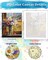 Flowers Paint by Numbers Kit for Adults,Flower Bouquet on a Sunlit Windowsill Paint by Number Canvas Kit,Adults' Paint-by-Number Kits Floral 16x20inch (Without Framed)